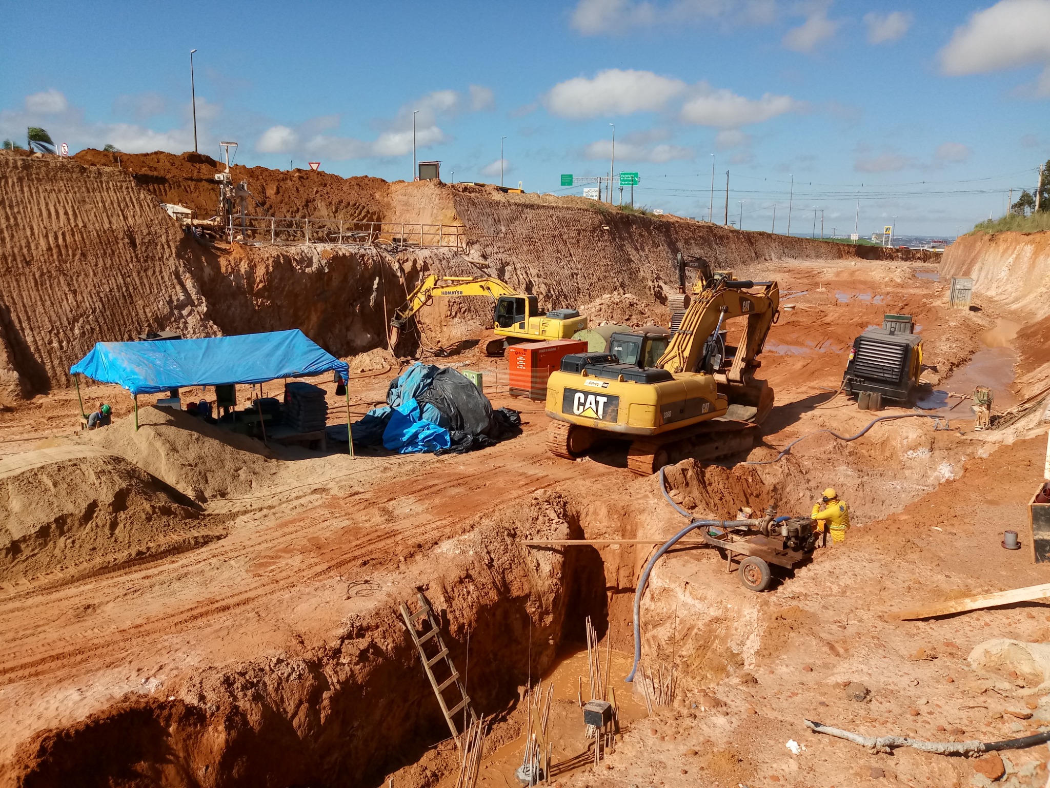 Obra de infraestrutura viária